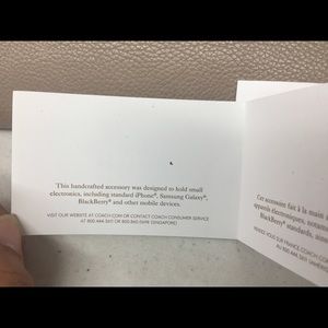 Coach Wallet/Phone Holder